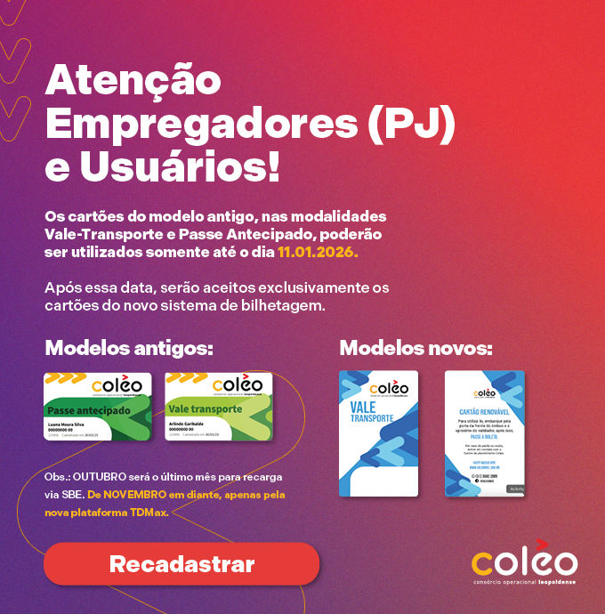 Tarifa única R$ 5,85. A partir do dia 24/08/2025